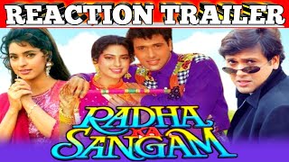 Radha Ka Sangam ||Trailer-Reaction||Govinda|Juhi Chawla|Full Romantic Hindi Drama Movie 