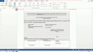 undangan pemilihan tanpa Tulis tangan dan cukup dikerjakan 1 orang