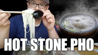 Hot Stone Pho!  HONG NGU CHICAGOVietnamese Beef Noodle Soup