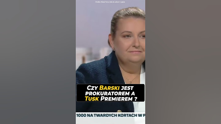 Czy Barski jest prokuratorem a Tusk premierem? Krzysztof Bosak #shorts
