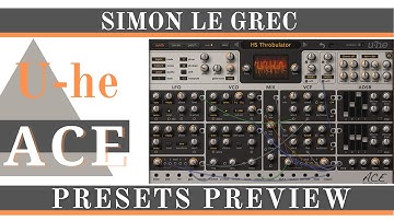 U-he | ACE 1.4.1 | Lead Presets