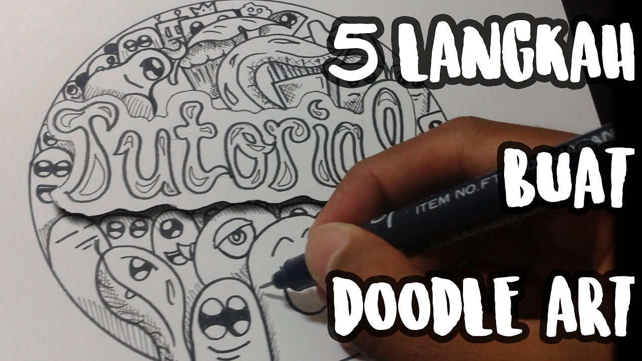 88 Gambar Doodle Art Yang Mudah Dan Keren Lucu