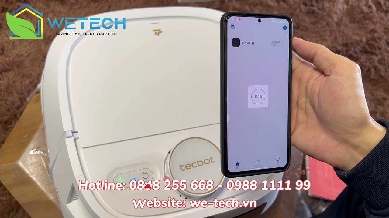 Hướng dẫn cài đặt và sử dụng TECBOT M1 trên ứng dụng điện thoại