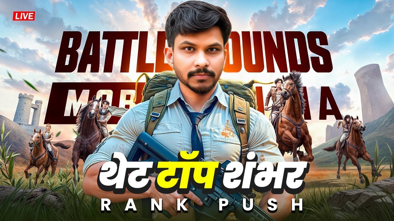 Top 100 Rank Push | BGMI LIVE @LuciFer2.0YT| D346 