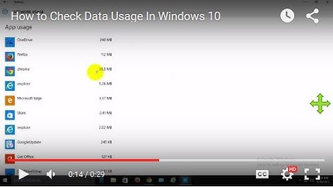 How to Check Data Usage In Windows 10