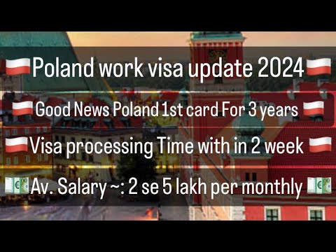 Poland Work Permit Visa 2024/ How to get Poland TRC Card Poland Work ...