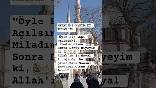 Hayalleriniz Nasip Olsun İnşallah