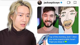 I Sent Popular Gamers really Bad Fanart and GOT A REPLY