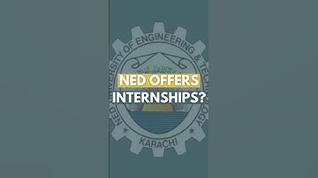 NED is offering Internships? ft. Muhammad Karam | Civil Engineering | NED University