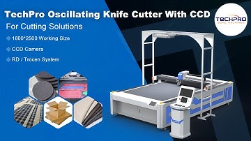 Oscillating knife cutting machine-CCD camera function show