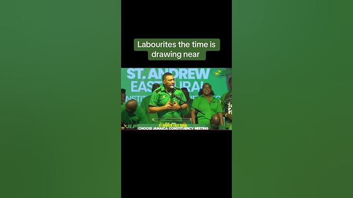 PM andrew holness say Laborites the time is drawing near#jlp #election #politics#3d#pnp #greenscreen