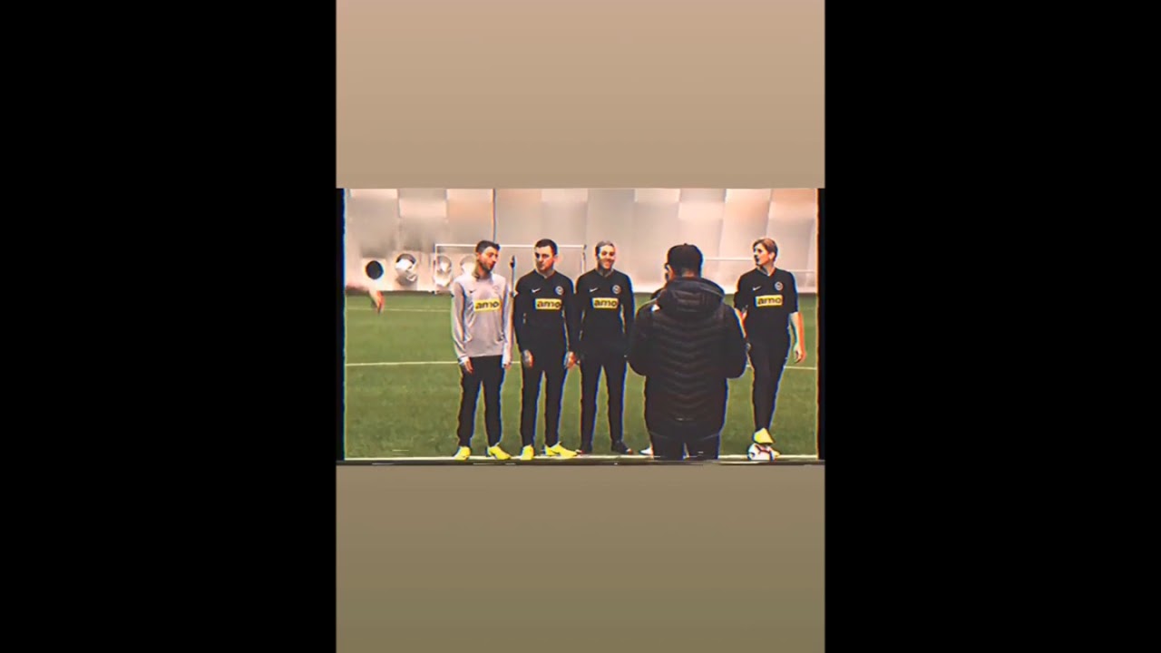 Bring Me The Horizon playing football in Cardiff