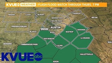 Live Austin weather update: Heavy rain brings flash flooding in Central Texas 10/14 | KVUE