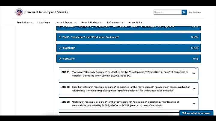 Interactive Commerce Control List (CCL) Tutorial