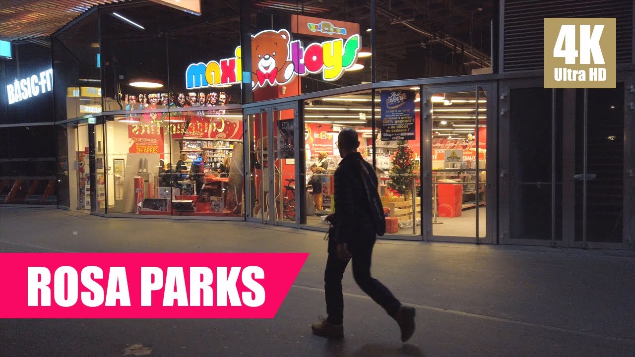 Paris Rosa Parks Boulevard Macdonald Night Walk 4K