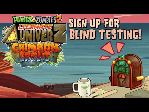 Crimson Front - Blind Testing Announcement! | PvZ2: AltverZ