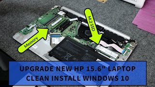How to Upgrade M.2 SSD & Memory in HP 15.6