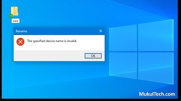 Con Named Folder You Can