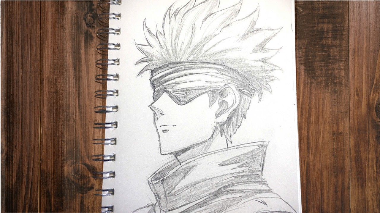 How To Draw Gojo Satoru 🤞 Jujutsu Kaisen Sketch
