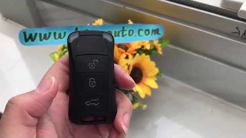 Flip remote car key 3 button 434Mhz for Porsche Cayenne 2003 - 2012