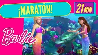 ¡MARATÓN DE BARBIE SIRENA! 🐚✨👩 | Barbie Sirena en Español Latino