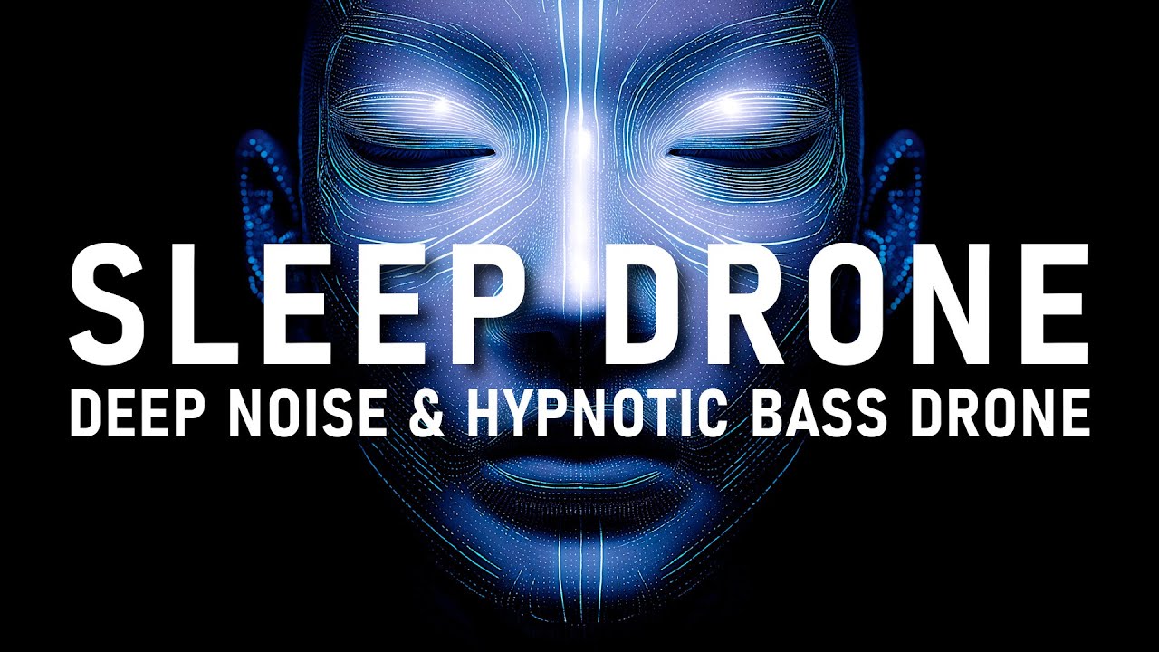 Brown Noise Sci Fi Dreamscape for Sleep | 10 Hours Black Screen | No Mid Ads