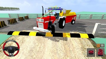 Speed Breaker Map Mod in Bus Simulator Indonesia Gameplay 😲🎧 - Swaraj Thresher IN Indian Traffic Mod