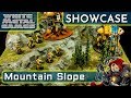 Mountain slopes display board for sale by white metal games