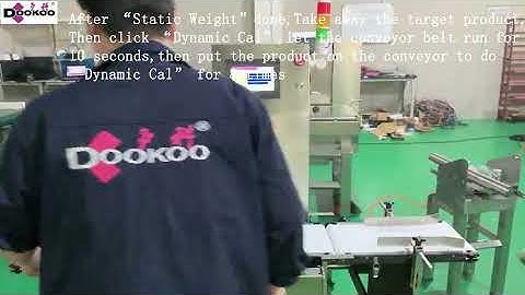 Check Weigher Calibration For Rejection System 3