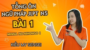 Tổng Ôn Ngữ Pháp Minna No Nihongo N5 - Bài 1- | Học tiếng Nhật N5 miễn phí