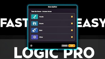 How to use the STEM SPLITTER in LOGIC PRO