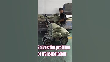 Electric 🛒! Self unloading trucks! 1 machine for multiple use! Solves the problem of transportation