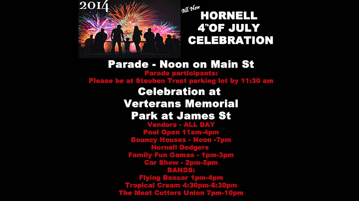 Hornell 4th of July Celebration 2014