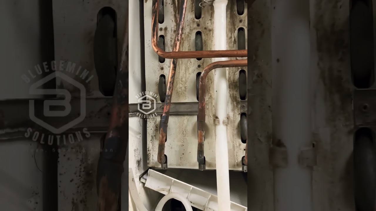 Before and After. Dirty Ice Machine. 