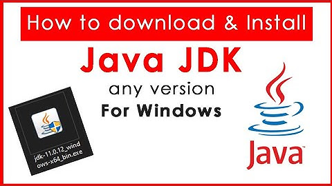 How to download and install java jdk for windows 10 | Java jdk any version ☕ java jdk for windows