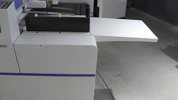 Wh-550 auto creasing machine (automatically suction feed paper)