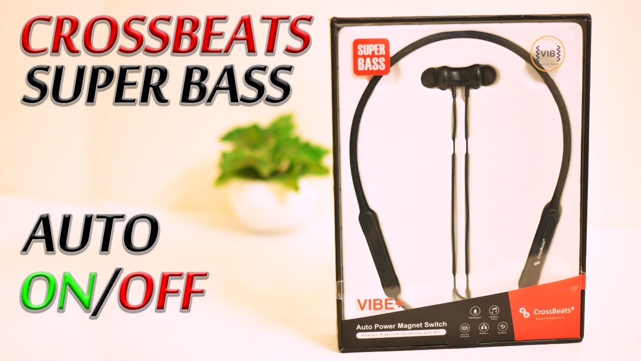 CrossBeats Vibe+ BT Headset with Mic 