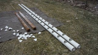 Hydroponics Garden Build - Cutting Holes in 4 Inch PVC Pipe for  NFT / Ebb &amp; flow Hydroponics