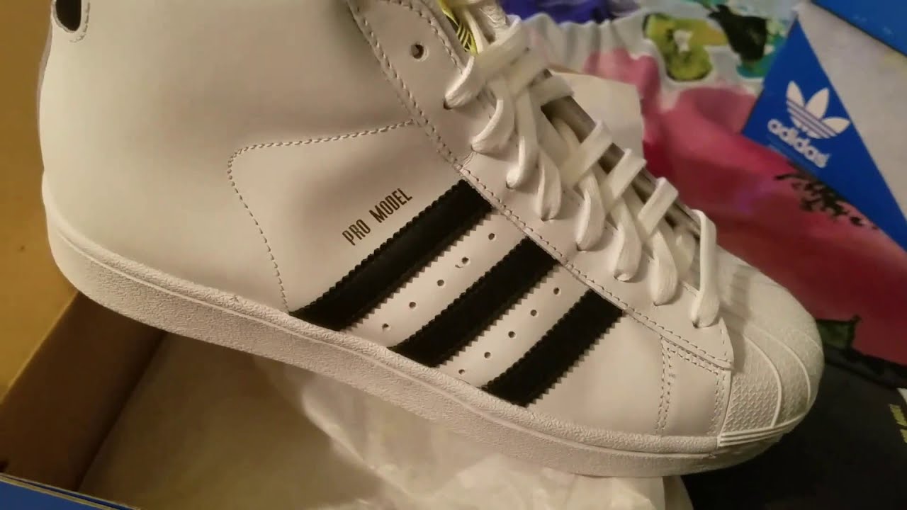 adidas pro model on feet