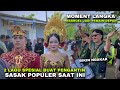 Moment langka nasroel tukar posisi jadi pemain depan bikin ngakak saat irama nyongkolan di leming