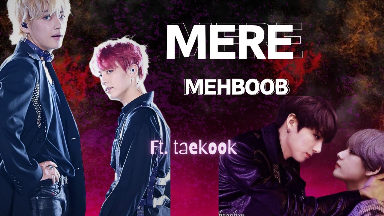 [4K] Mere Mehboob (Vicky Vidya Ka Woh Wala Video) FT. Taekook💜 || Taekookfmv|| Requested🦋 || btsfmv