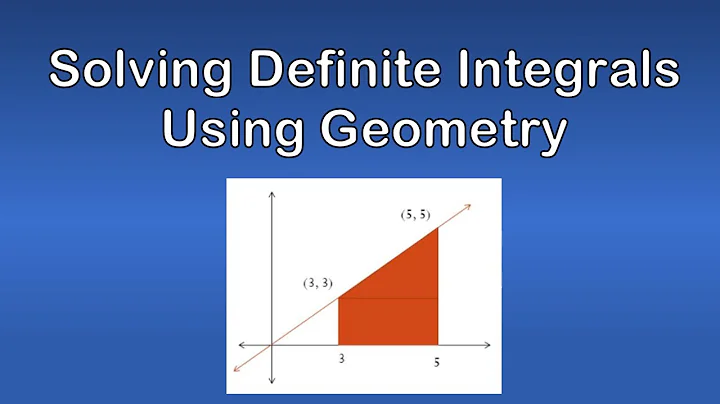 Solving Definite Integrals Using Geometry (Calculus)