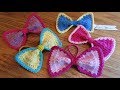 Crochet Basic Bow Hair Tie Easy