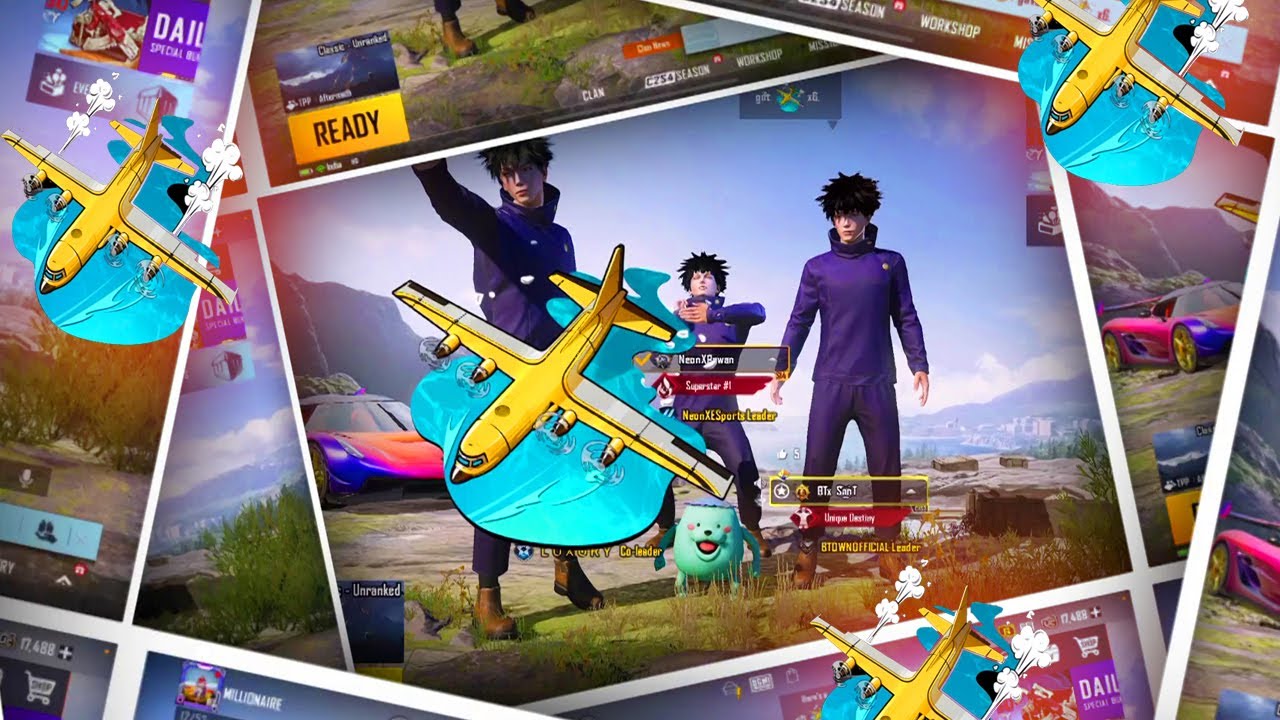 ✈️ BGMI DELHI NATIONAL AIRPORT ✈️ @NEONXPAWANOP @BattlegroundsMobile_IN | BGMI BEST LOBBY EDITTING