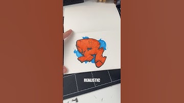How To Add Realistic Cracks To Your Graffiti Letters - For Beginners ✍️🔥 #graffititutorial #cracks
