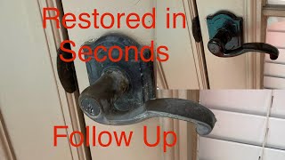 Restore Sun Bleached Door Handles in Seconds / A Follow Up