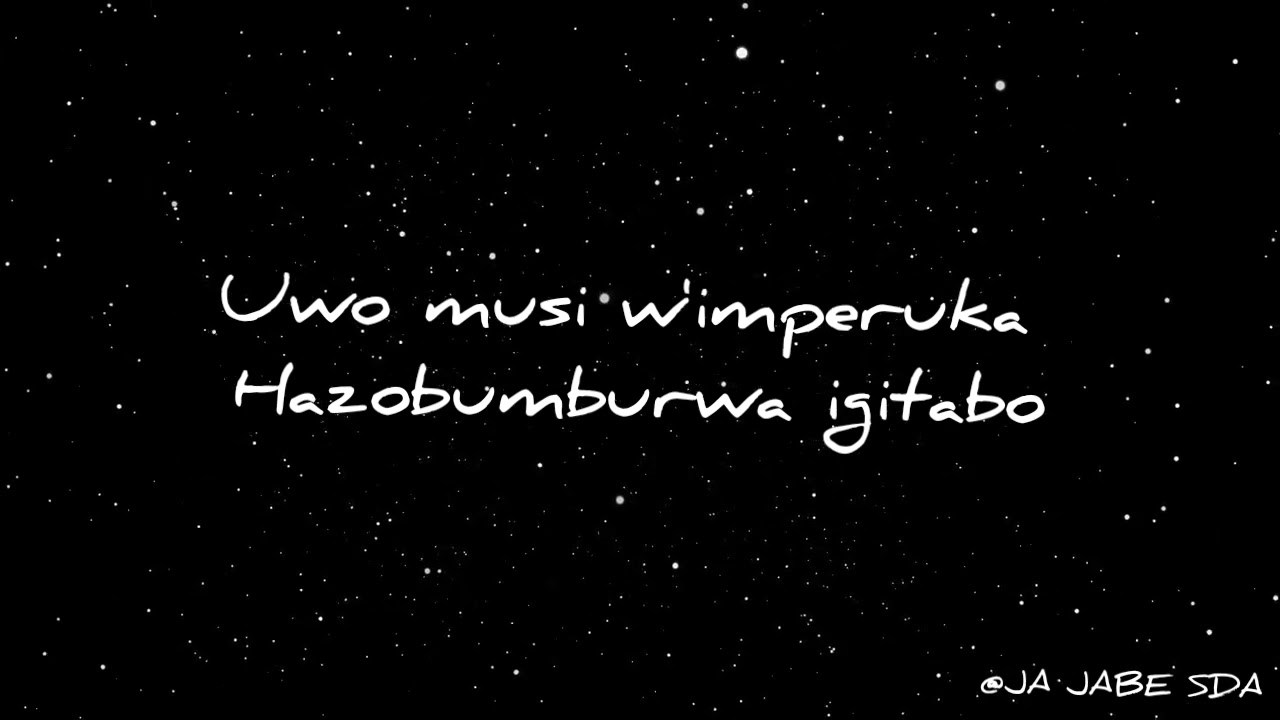 AHO TUZOKWUMVA INZAMBA// AUDIO WITH LYRICS //JA JABE SDA