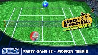Super Monkey Ball Banana Mania Party Game: Monkey Tennis