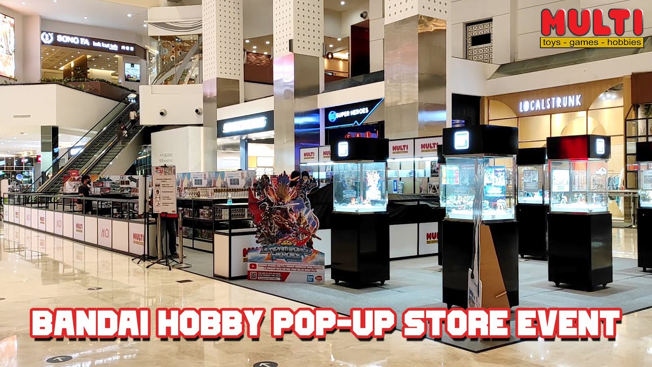 BANDAI HOBBY POP-UP STORE EVENT !! - YouTube