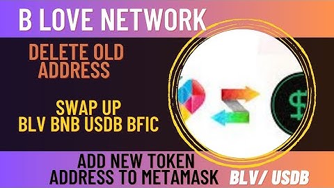 B Love Network Add New Token Blv, USDB Address To MetaMask|Delete Old Token Address #wallet #blv #yt